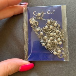 Origami owl beaded chain necklace